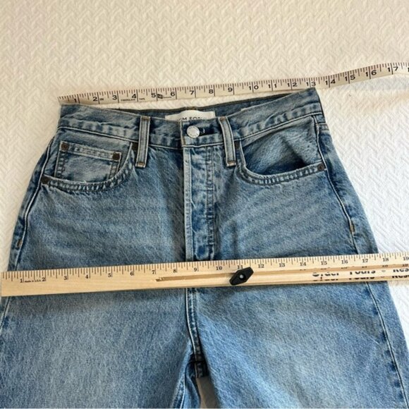 Aritzia Jodi High Rise Loose Jeans 29l waist 24 light blue loose wide leg denim - Picture 10 of 16